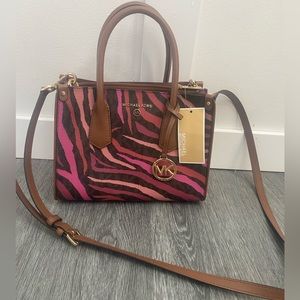 Michael Kors Maple Brown Multi Small Purse